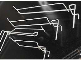 Гачки з цінникотримачем (білі)